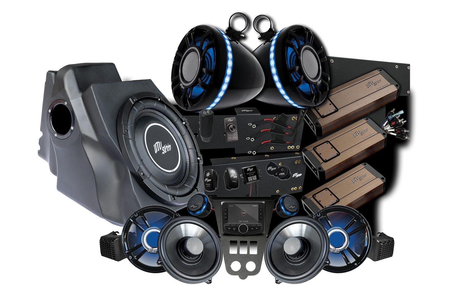 '25-'26 RZR® Pro Series Elite Stage 8 Stereo Kit | UTVS-PRO2-S8-E