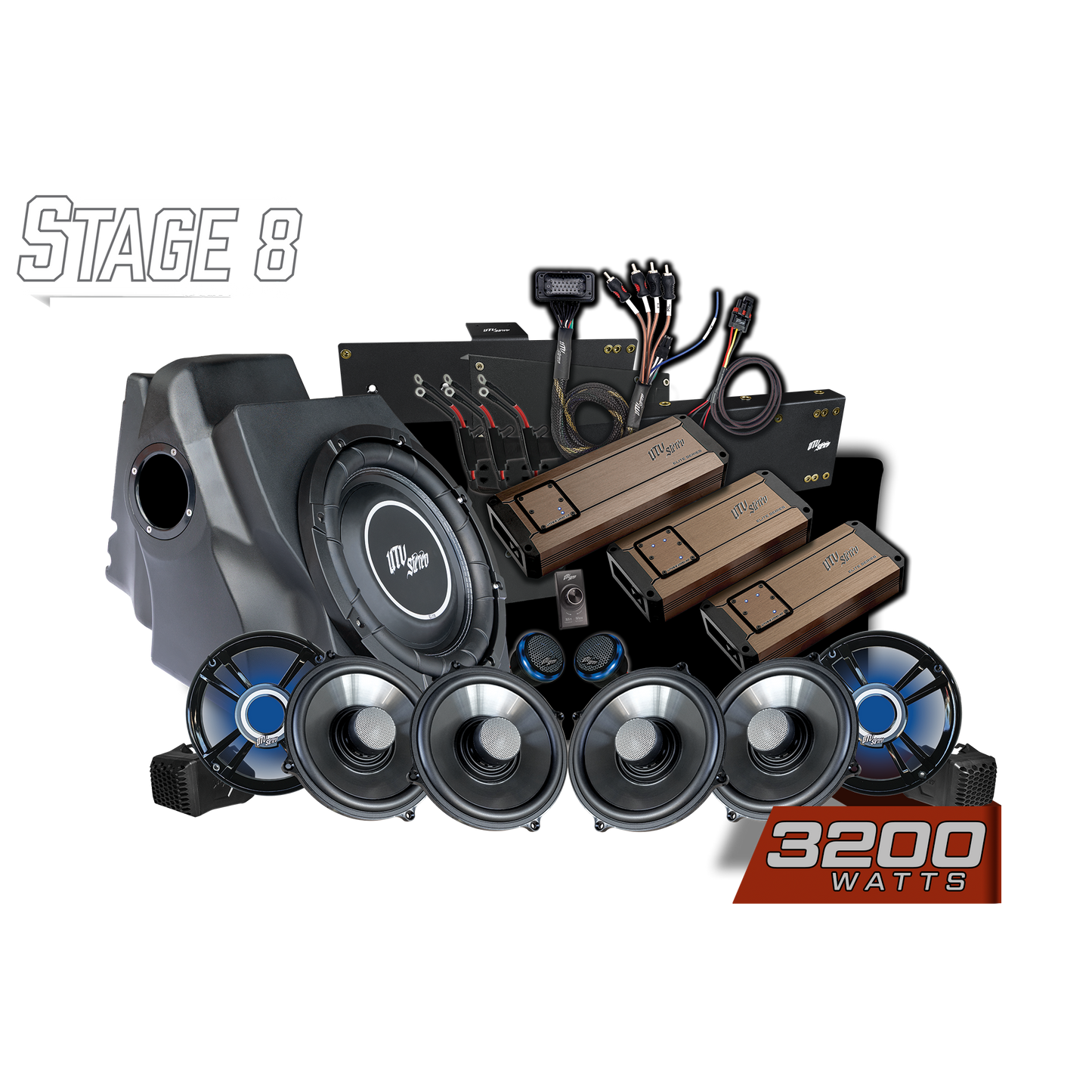 '25-'26 RZR® Pro Series Ride Command® Stage 8 Stereo Kit | UTVS-PRO2-S8-RC