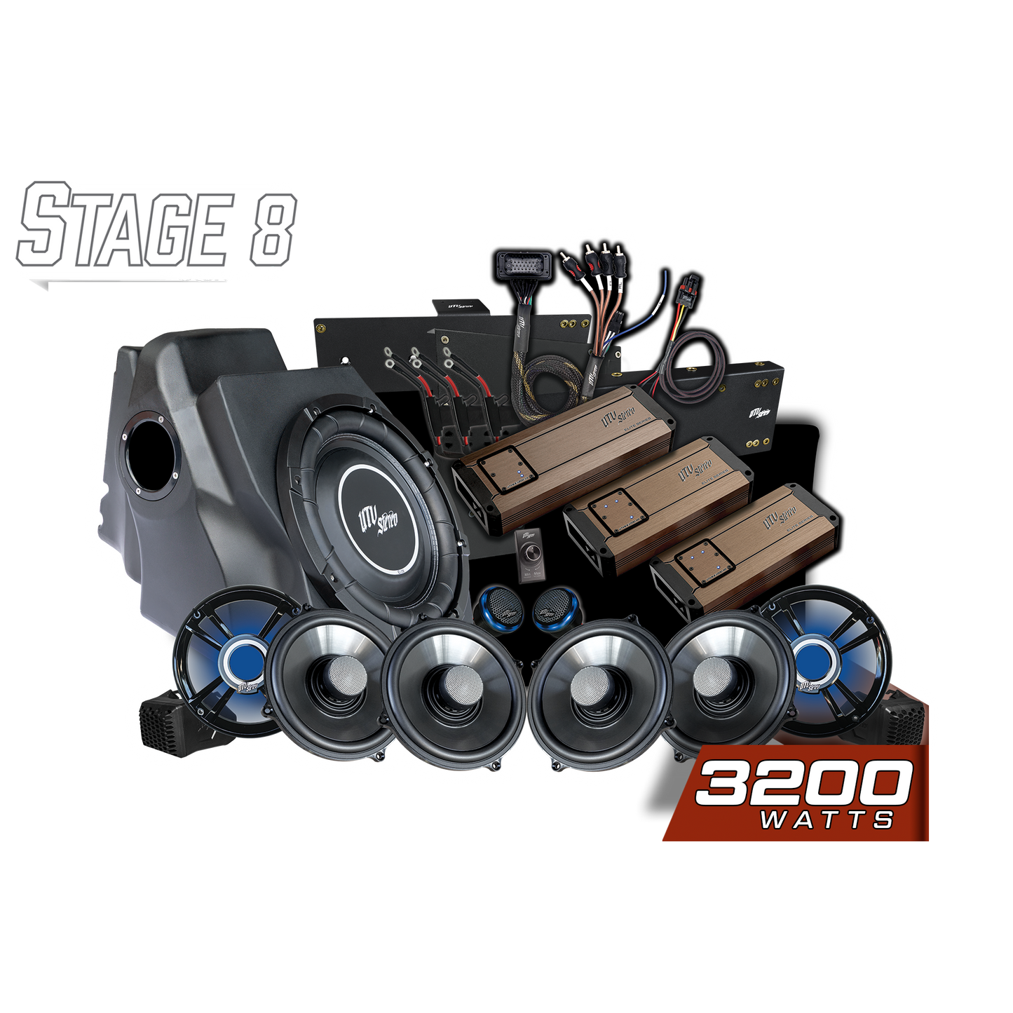 '25-'26 RZR® Pro Series Ride Command® Stage 8 Stereo Kit | UTVS-PRO2-S8-RC