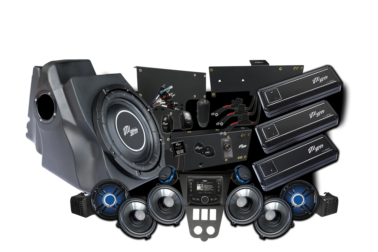 '25-'26 RZR® Pro Series Signature Stage 8 Stereo Kit | UTVS-PRO2-S8-S