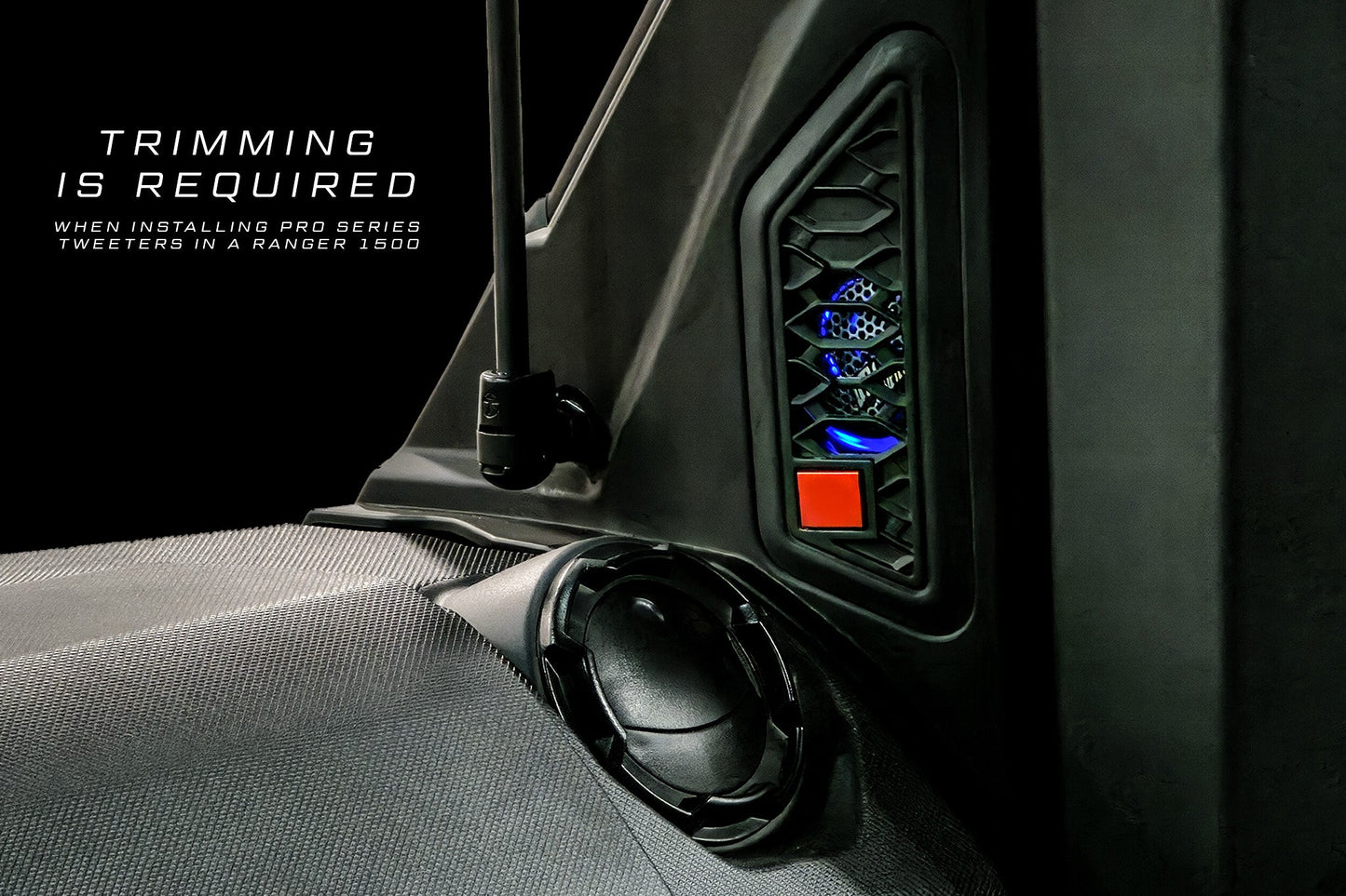 Pro Series 1" Tweeter w/ Built In RGB LED (Pair) | UTVS-PTW Polaris Xpedition