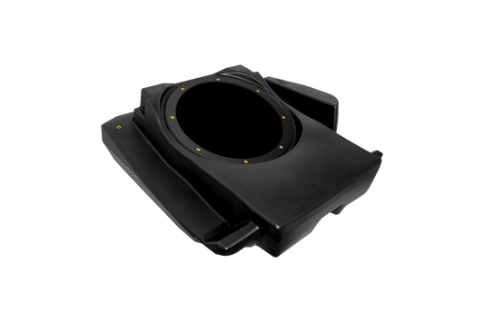 Can-Am® Maverick R 10" Front Passenger Subwoofer Enclosure (4-SEAT MODELS) – Unloaded | UTVS-R-ENC-PASS-4F