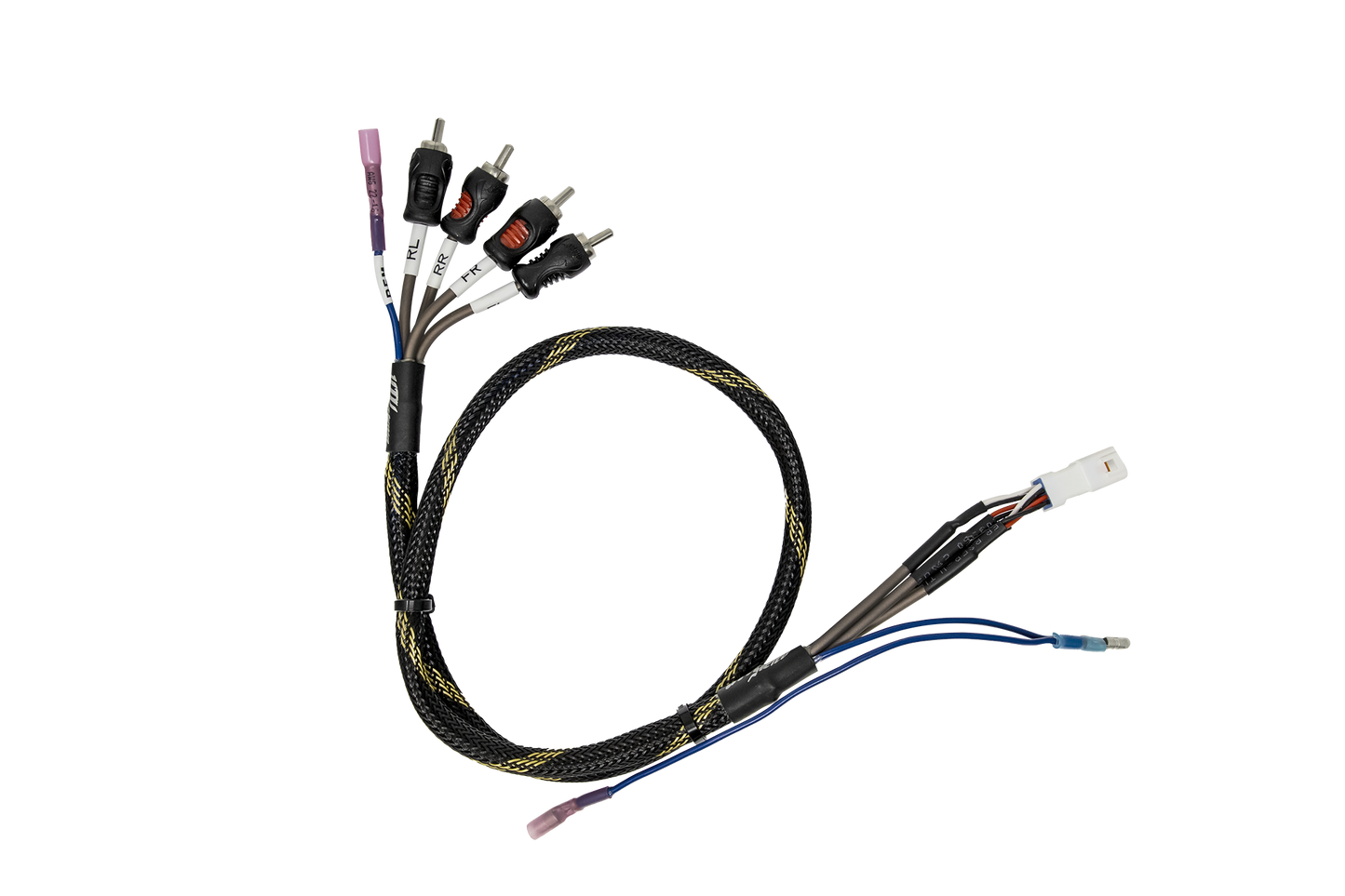 Can-Am® Maverick R BRP GO Front & Rear RCA Output Harness + Remote | UTVS-R-GO-RCA-OUT