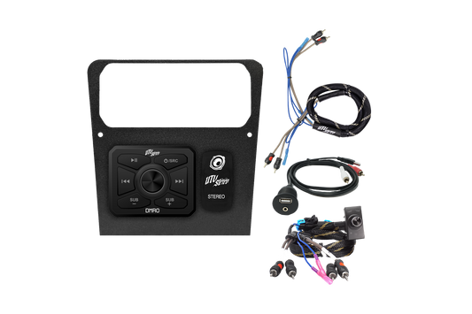 Maverick R Head Unit Mount Kit w/ Bass Knob | UTVS-R-HUMT-KIT-BASS-KNOB