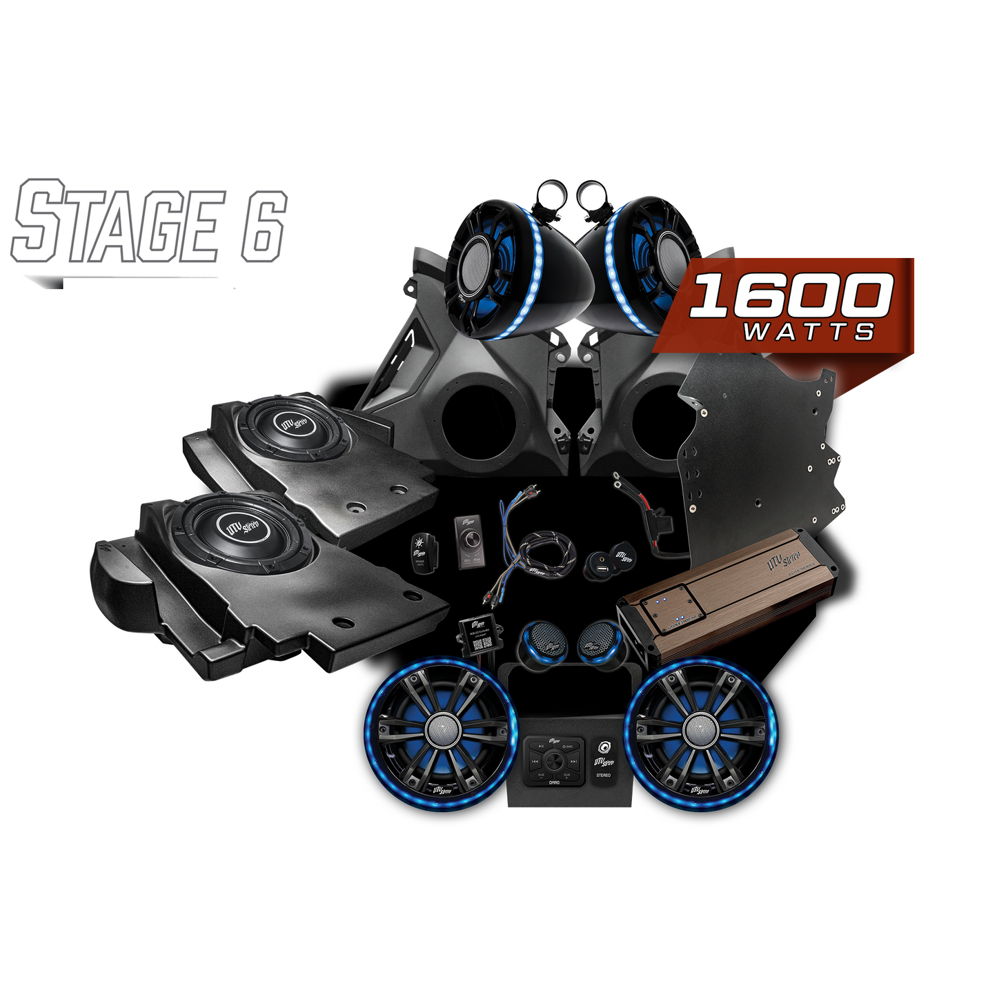 Can-Am® Maverick R Elite Series Stage 6 Stereo Kit | UTVS-R-S6-E