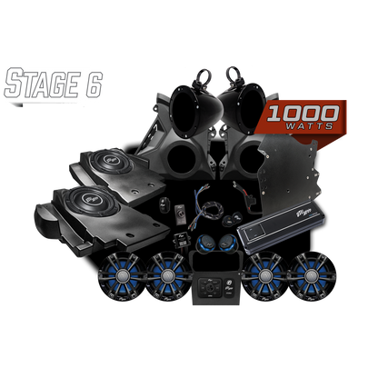 Can-Am® Maverick R Signature Series Stage 6 Stereo Kit | UTVS-R-S6-S
