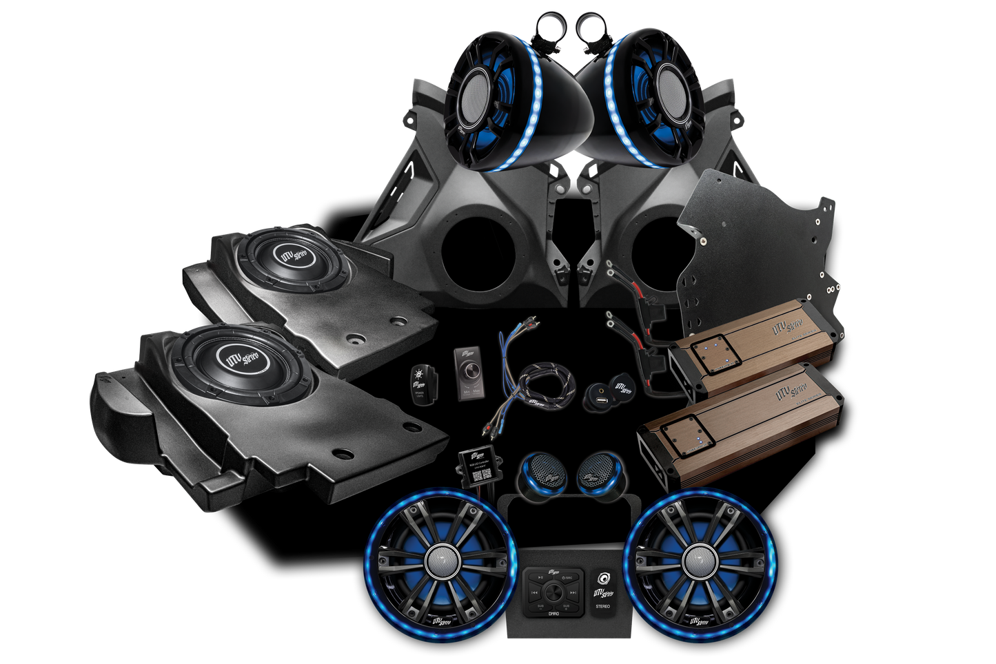 Can-Am® Maverick R Elite Series Stage 7 Stereo Kit | UTVS-R-S7-E