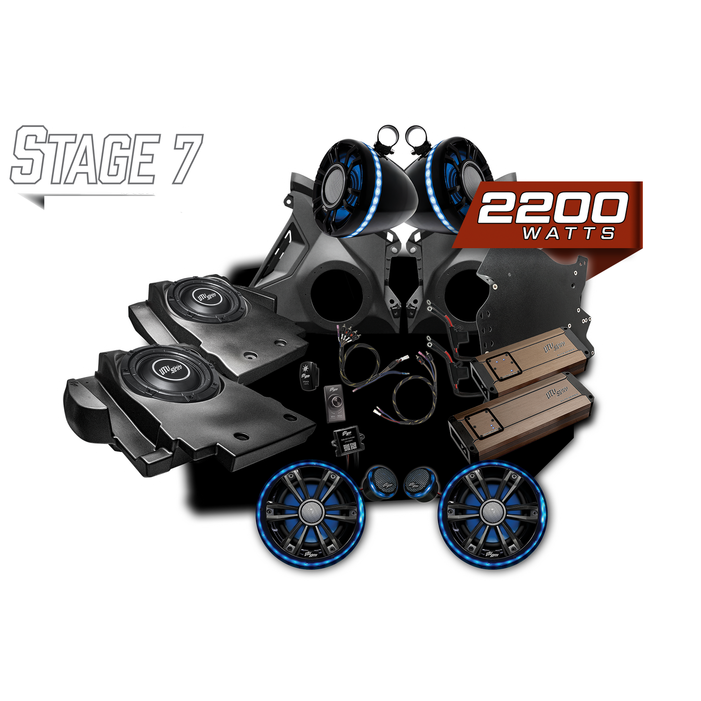 Can-Am® Maverick R BRP GO! Elite Series Stage 7 Stereo Kit | UTVS-R-S7-E-GO