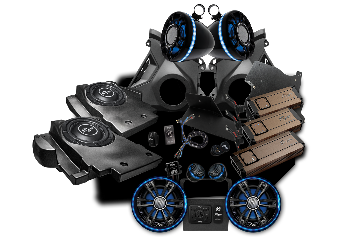 Can-Am® Maverick R Elite Series Stage 8 Stereo Kit | UTVS-R-S8-E
