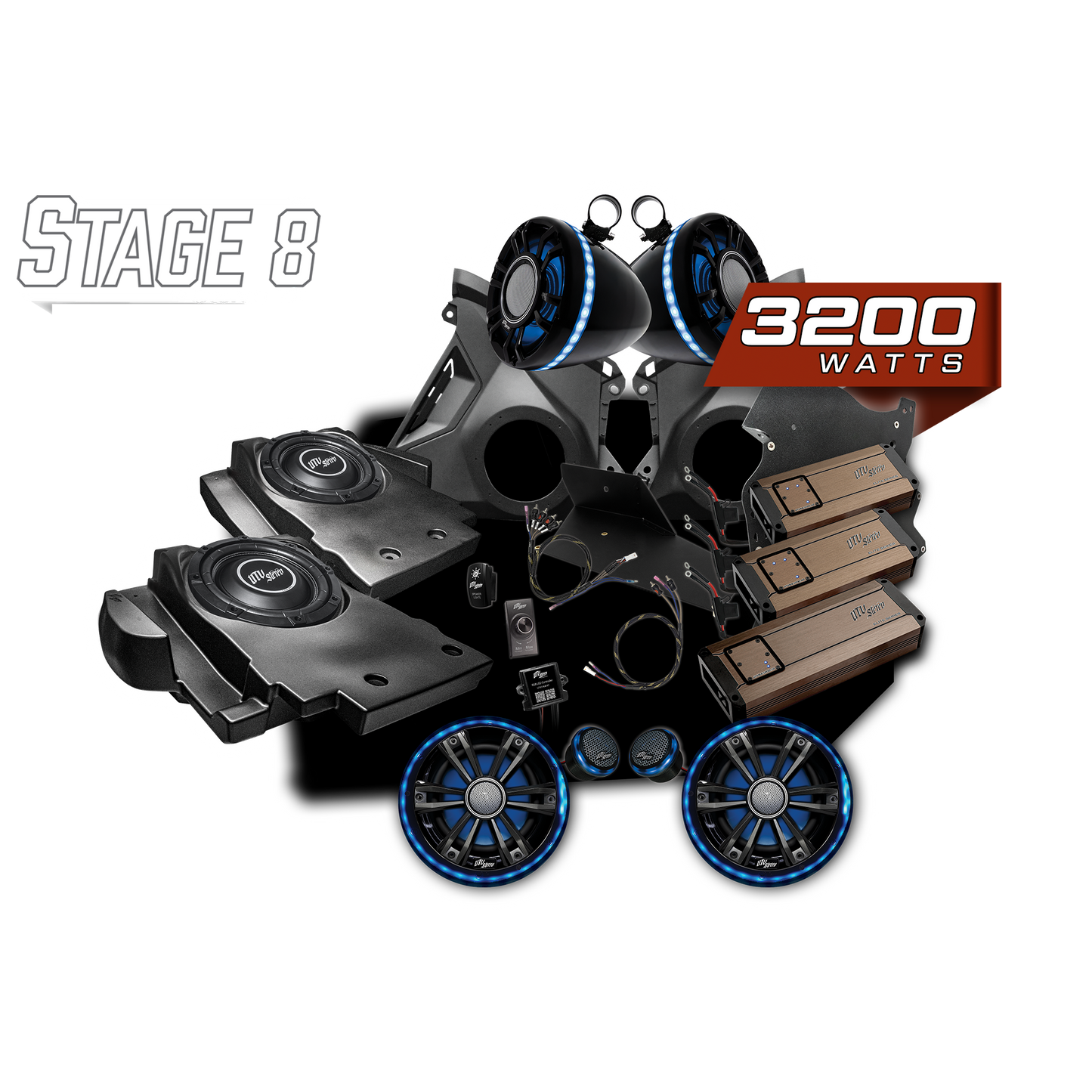 Can-Am® Maverick R BRP GO! Elite Series Stage 8 Stereo Kit | UTVS-R-S8-E-GO