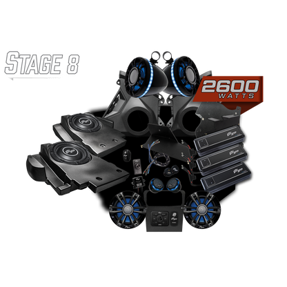 Can-Am® Maverick R Signature Series Stage 8 Stereo Kit | UTVS-R-S8-S