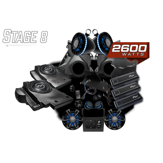 Can-Am® Maverick R Signature Series Stage 8 Stereo Kit | UTVS-R-S8-S