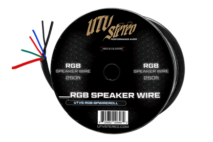 6 Conductor RGB Speaker Wire - 50' | UTVS-RGB-SPWIRE-50