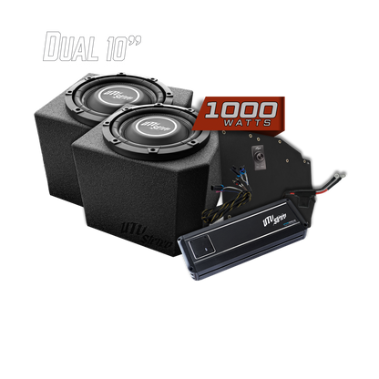 Polaris® Ranger 1000W Dual 10" Subwoofer Kit | UTVS-RNG-SUB-1000-2