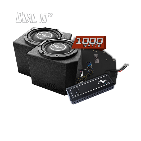 Polaris® Ranger 1000W Dual 10" Subwoofer Kit | UTVS-RNG-SUB-1000-2