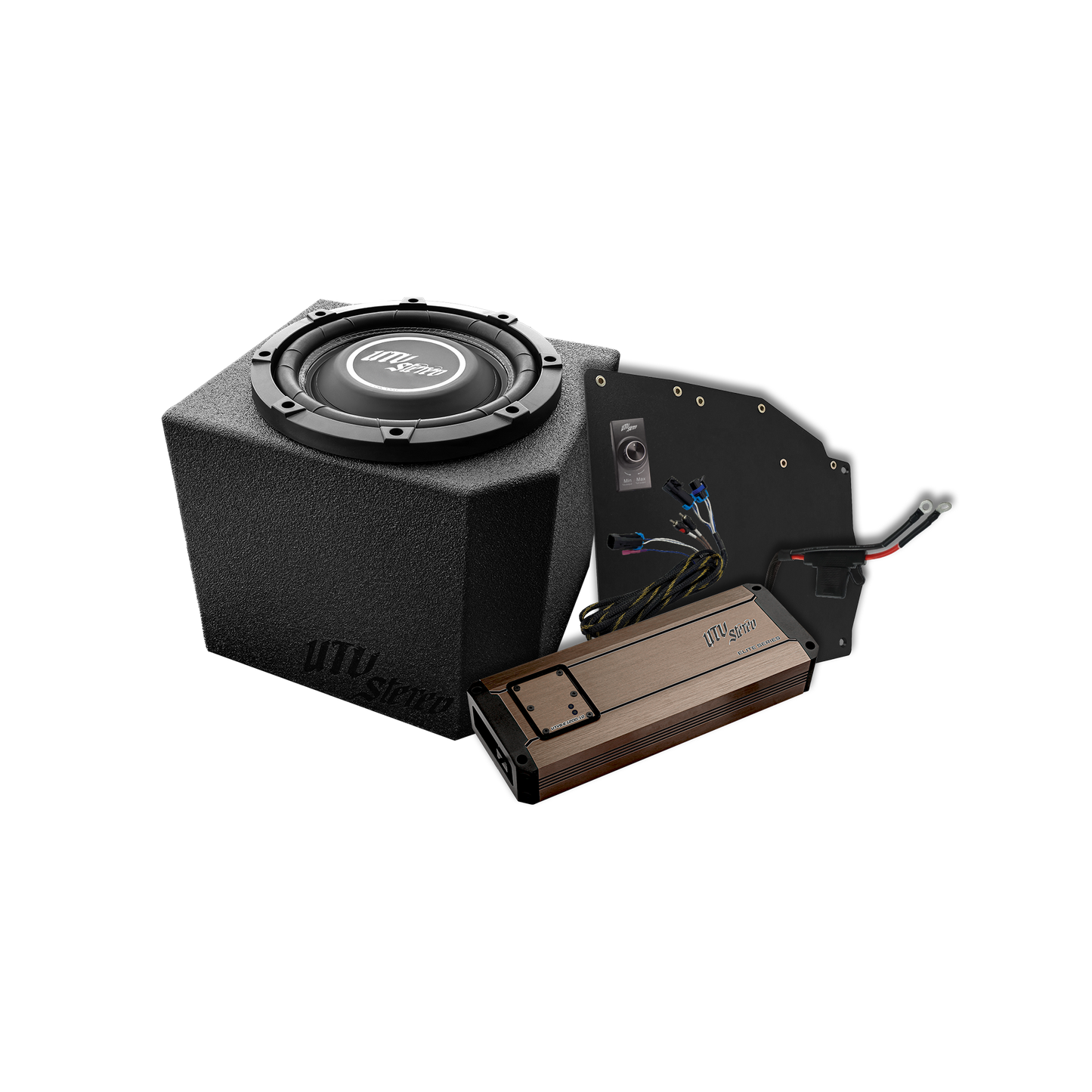 Polaris® Ranger 1200W Single 10" Subwoofer Kit | UTVS-RNG-SUB-1200-1