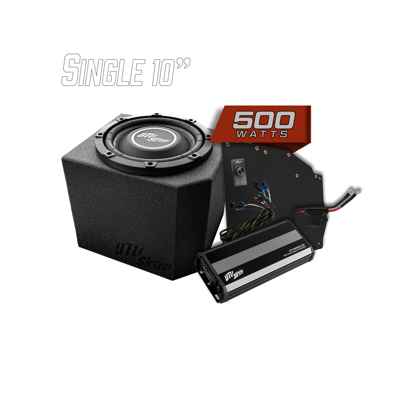 Polaris® Ranger 500W Single 10" Subwoofer Kit | UTVS-RNG-SUB-500-1