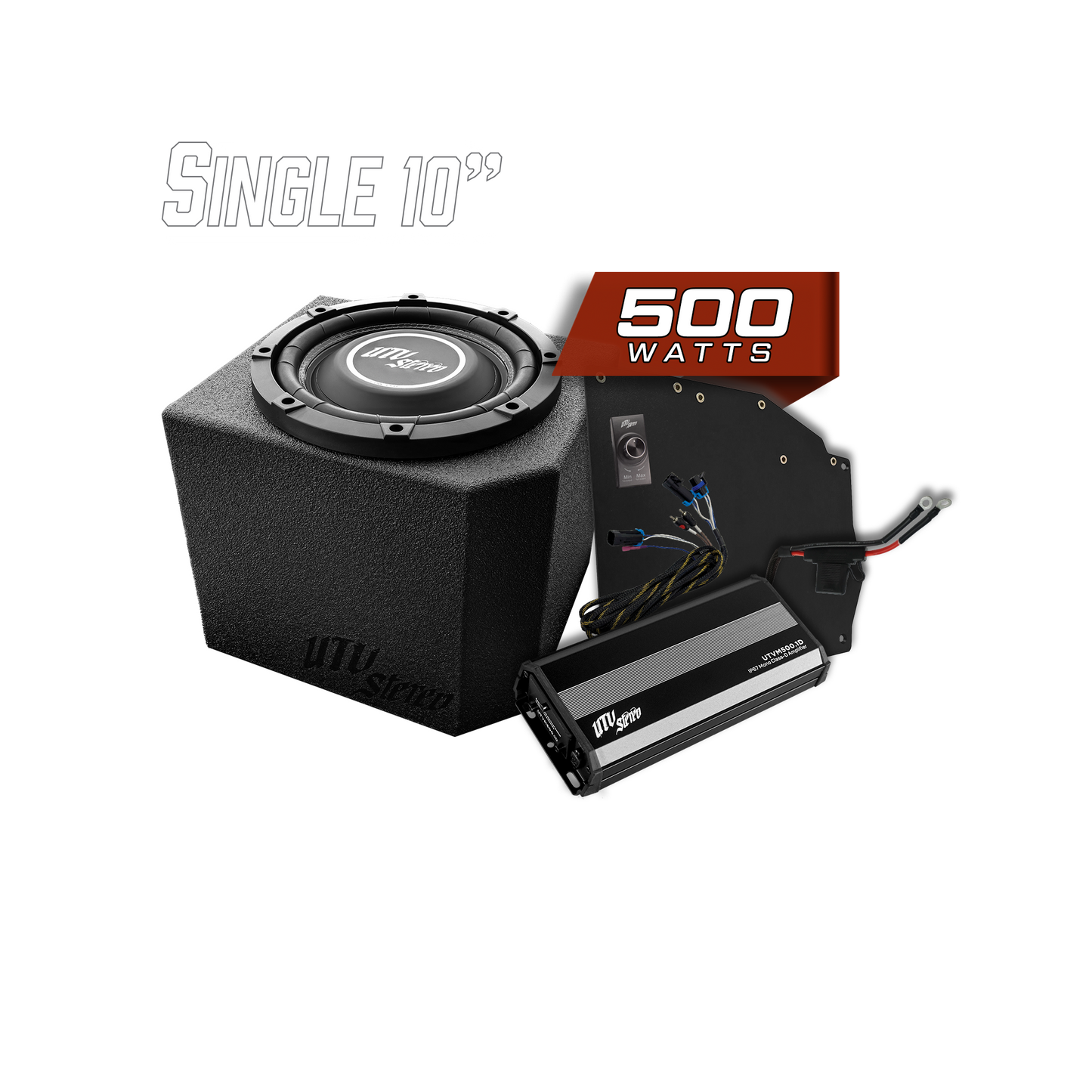 Polaris® Ranger 500W Single 10" Subwoofer Kit | UTVS-RNG-SUB-500-1