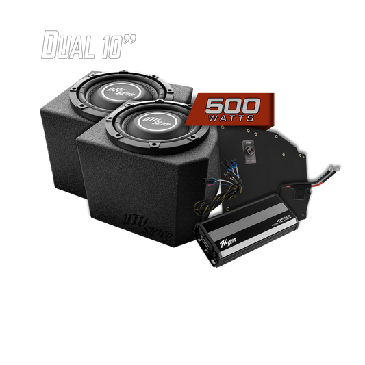 Polaris® Ranger 500W Dual 10" Subwoofer Kit | UTVS-RNG-SUB-500-2