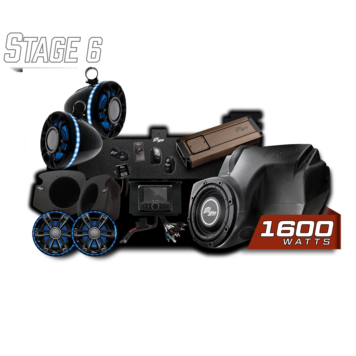 RZR® Elite Series Stage 6 Stereo Kit | UTVS-RZR-S6-E