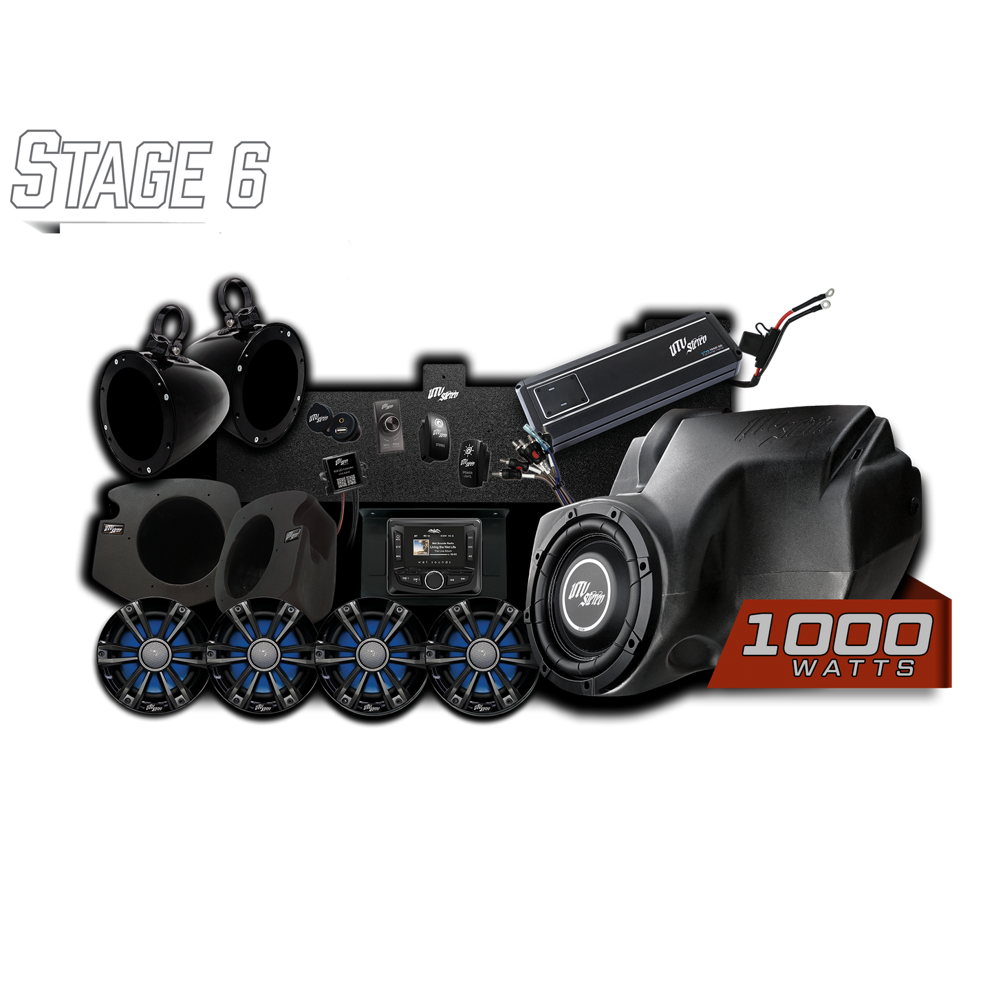 RZR® Signature Series Stage 6 Stereo Kit | UTVS-RZR-S6-S