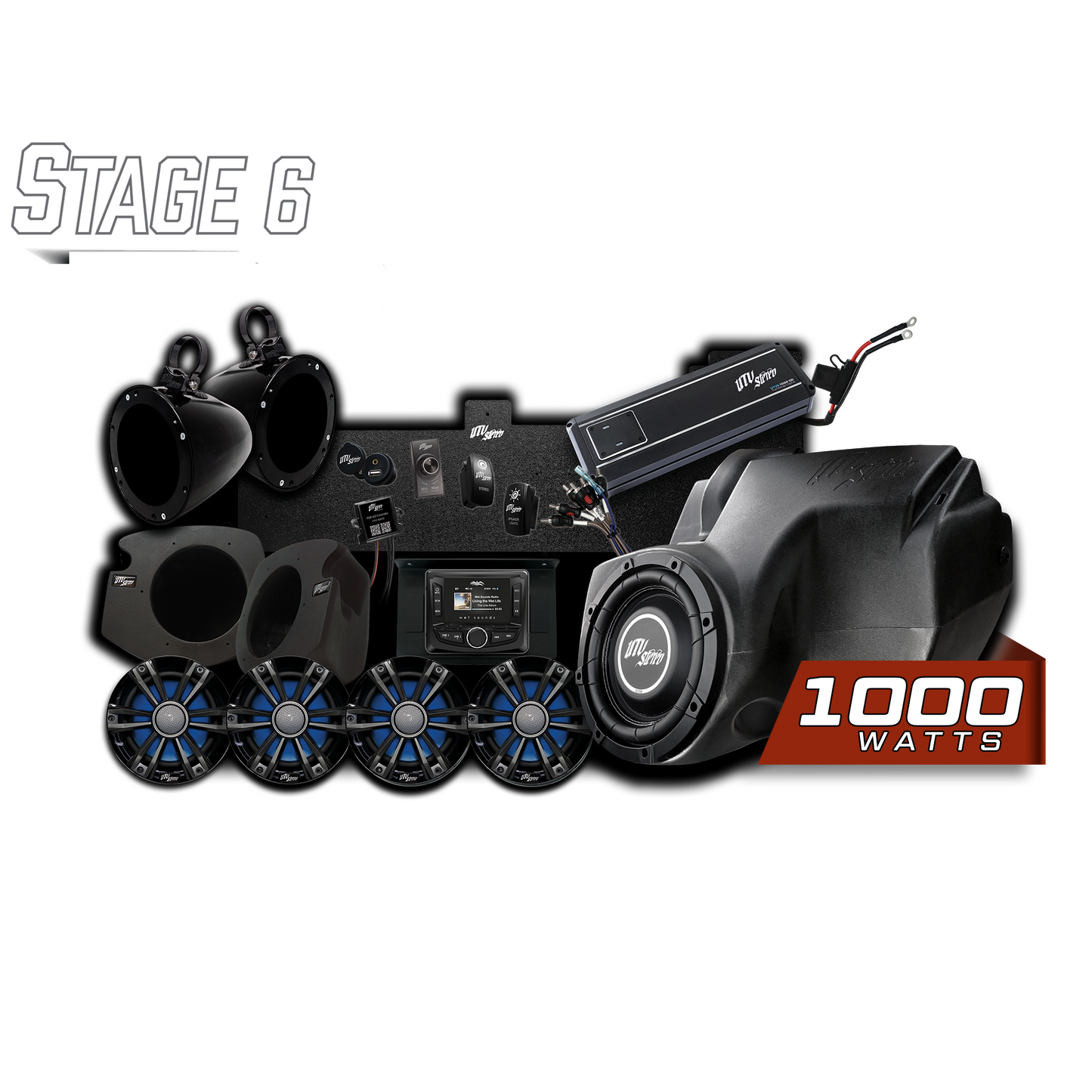 RZR® Signature Series Stage 6 Stereo Kit | UTVS-RZR-S6-S