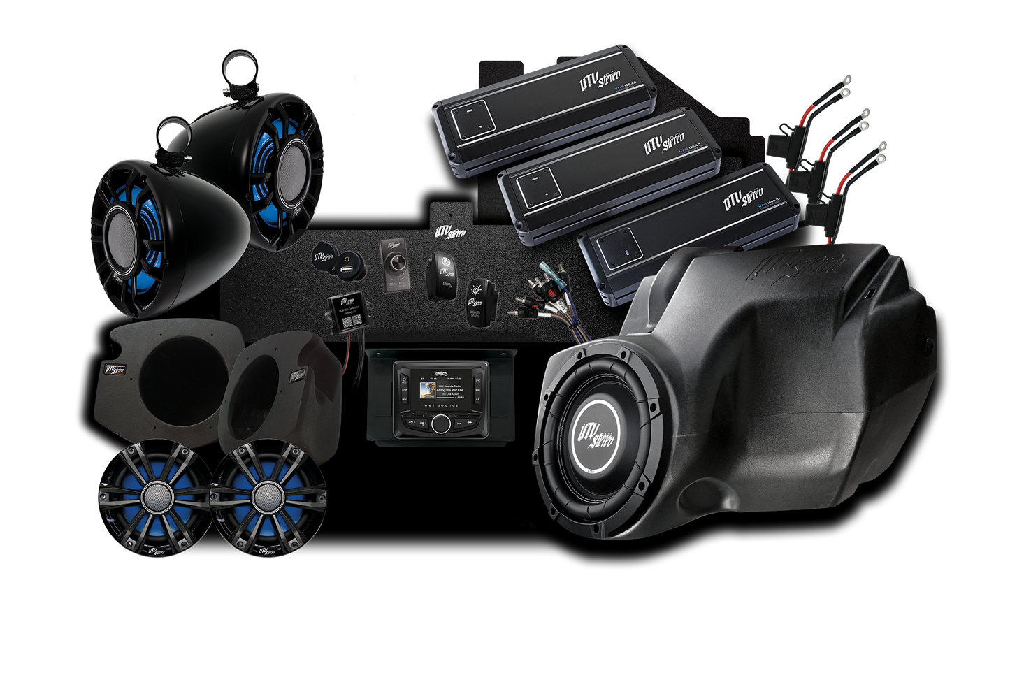 RZR® Signature Series Stage 8 Stereo Kit | UTVS-RZR-S8-S