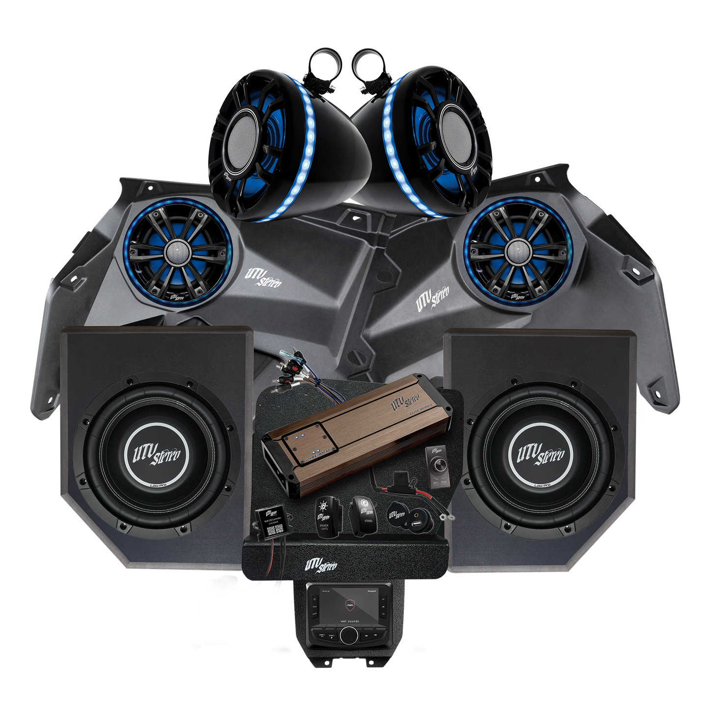 Can-Am® X3 Elite Series Stage 6 Stereo Kit | UTVS-X3-S6-E