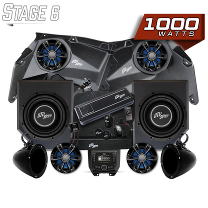 Can-Am® X3 Signature Series Stage 6 Stereo Kit |  UTVS-X3-S6-S