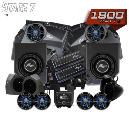 Can-Am® X3 Signature Series Stage 7 Stereo Kit | UTVS-X3-S7-S