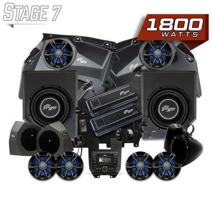 Can-Am® X3 Signature Series Stage 7 Stereo Kit | UTVS-X3-S7-S
