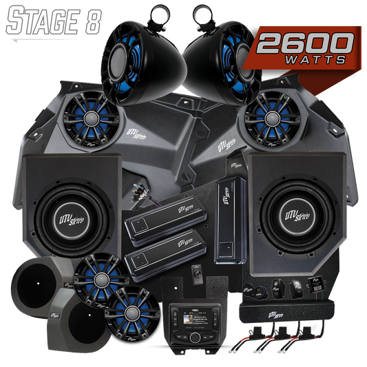 Can-Am® X3 Signature Series Stage 8 Stereo Kit | UTVS-X3-S8-S