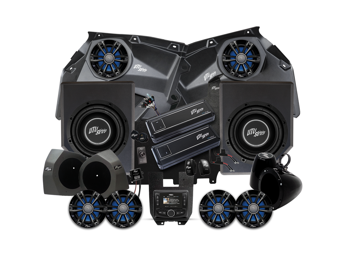 Can-Am® X3 Signature Series Stage 7 Stereo Kit | UTVS-X3-S7-S