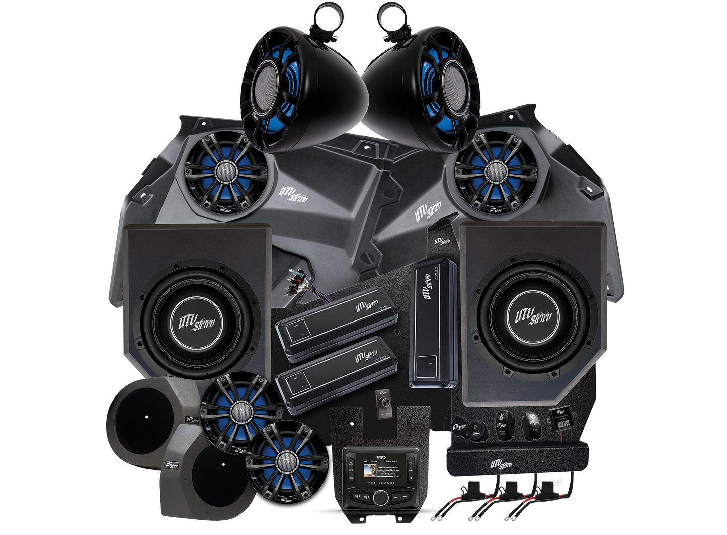 Can-Am® X3 Signature Series Stage 8 Stereo Kit | UTVS-X3-S8-S