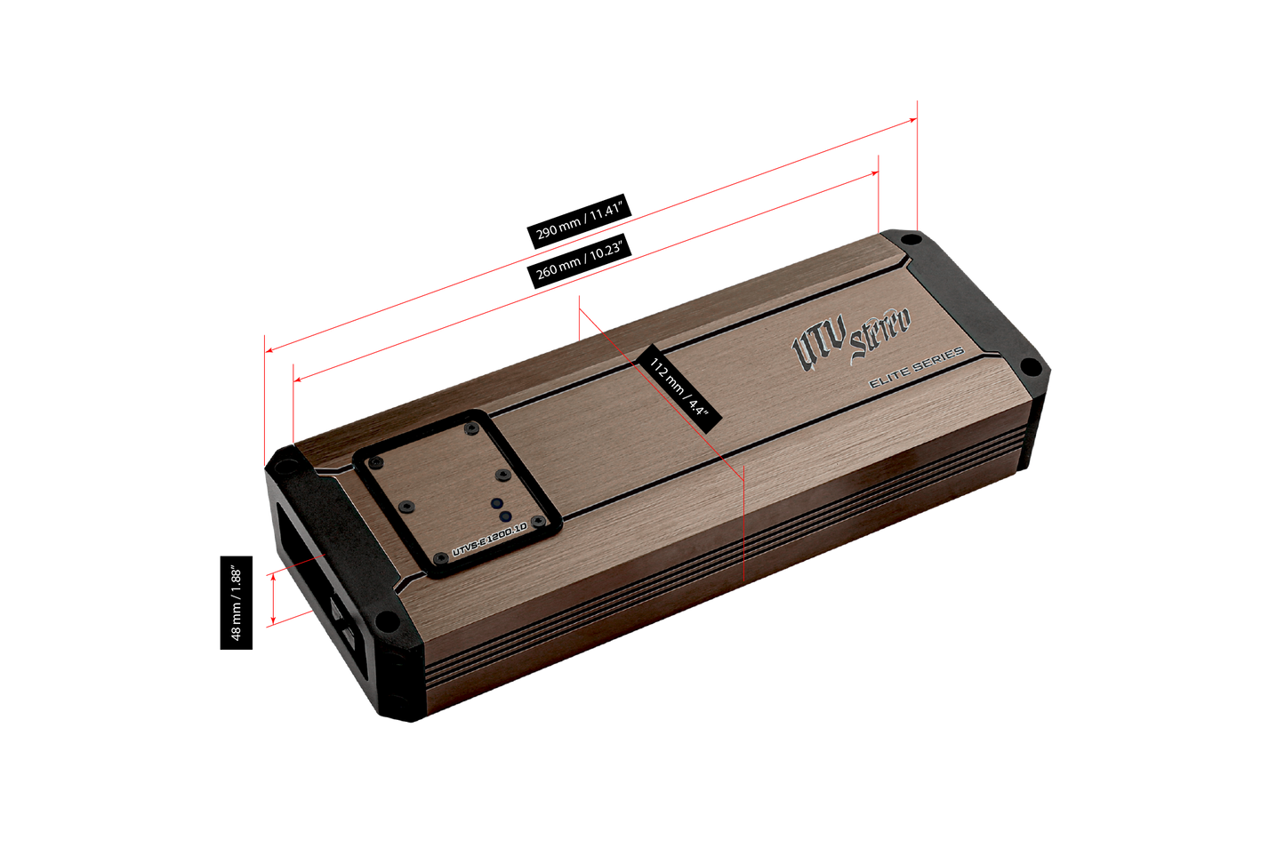 Elite Series 1200W Monoblock Amplifier | UTVS-E1200.1D Kawasaki
