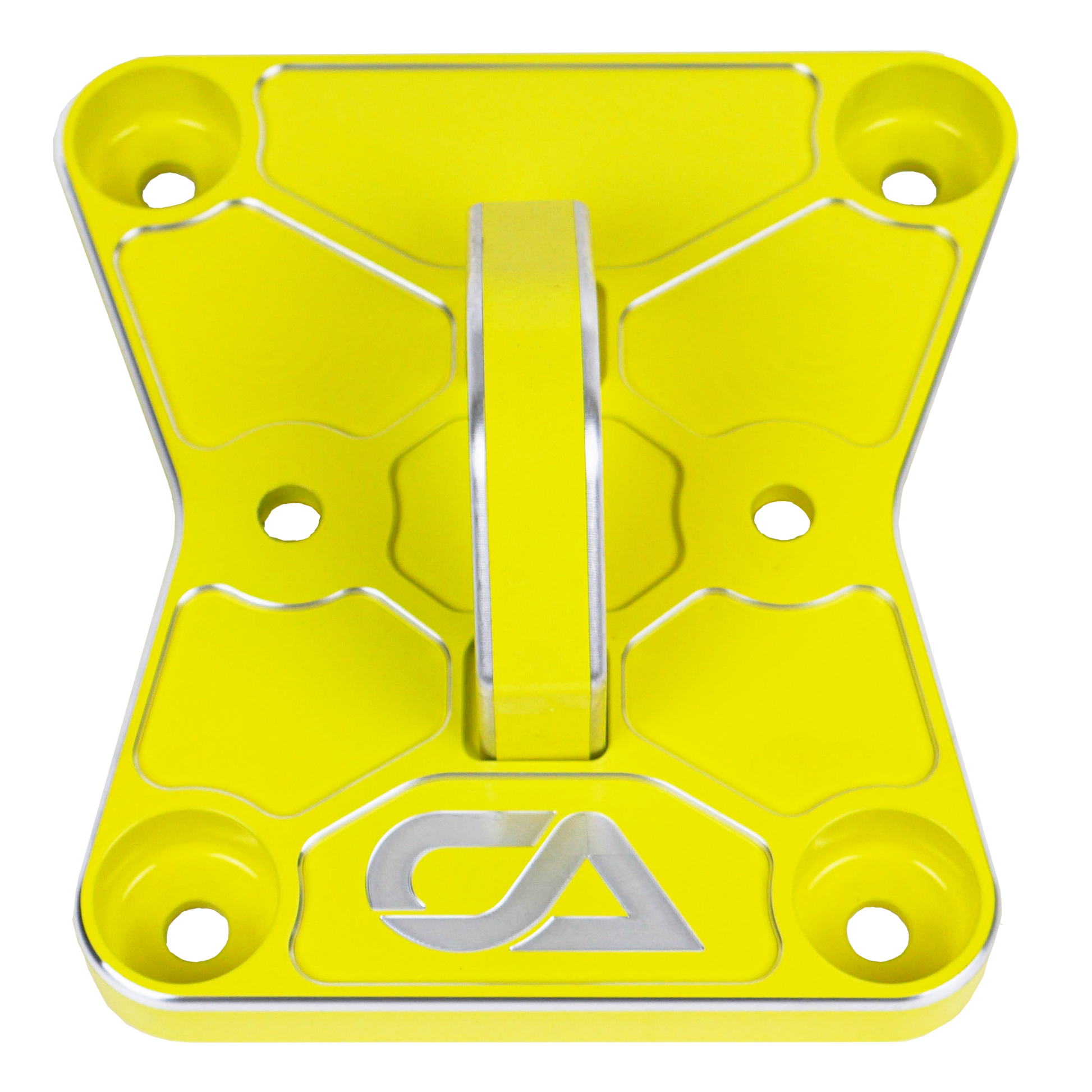 CA Tech Pull Plate  3D scanned for perfect fitment and machined from 6061 aluminum with a finished thickness of 1" for maximum durability, the new 2022 Can-Am X3 pull plate is easy to install and built to last a lifetime.   OEM color matching ensures all CA Tech parts will pair perfectly with your build. 