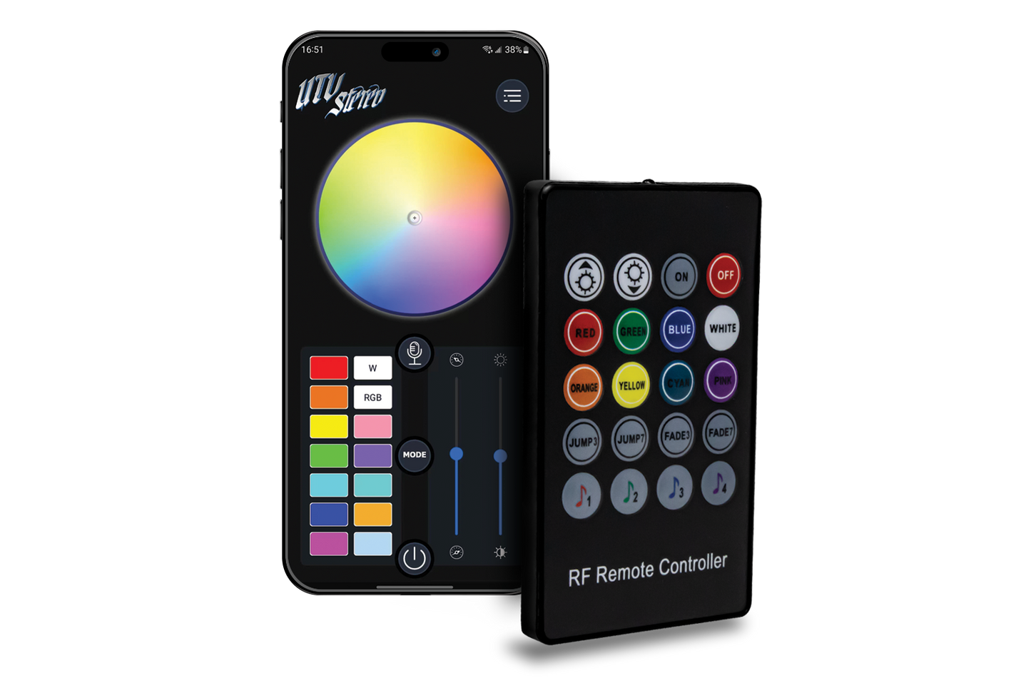 Pro Series 1" Tweeter w/ Built In RGB LED (Pair) | UTVS-PTW Mav R