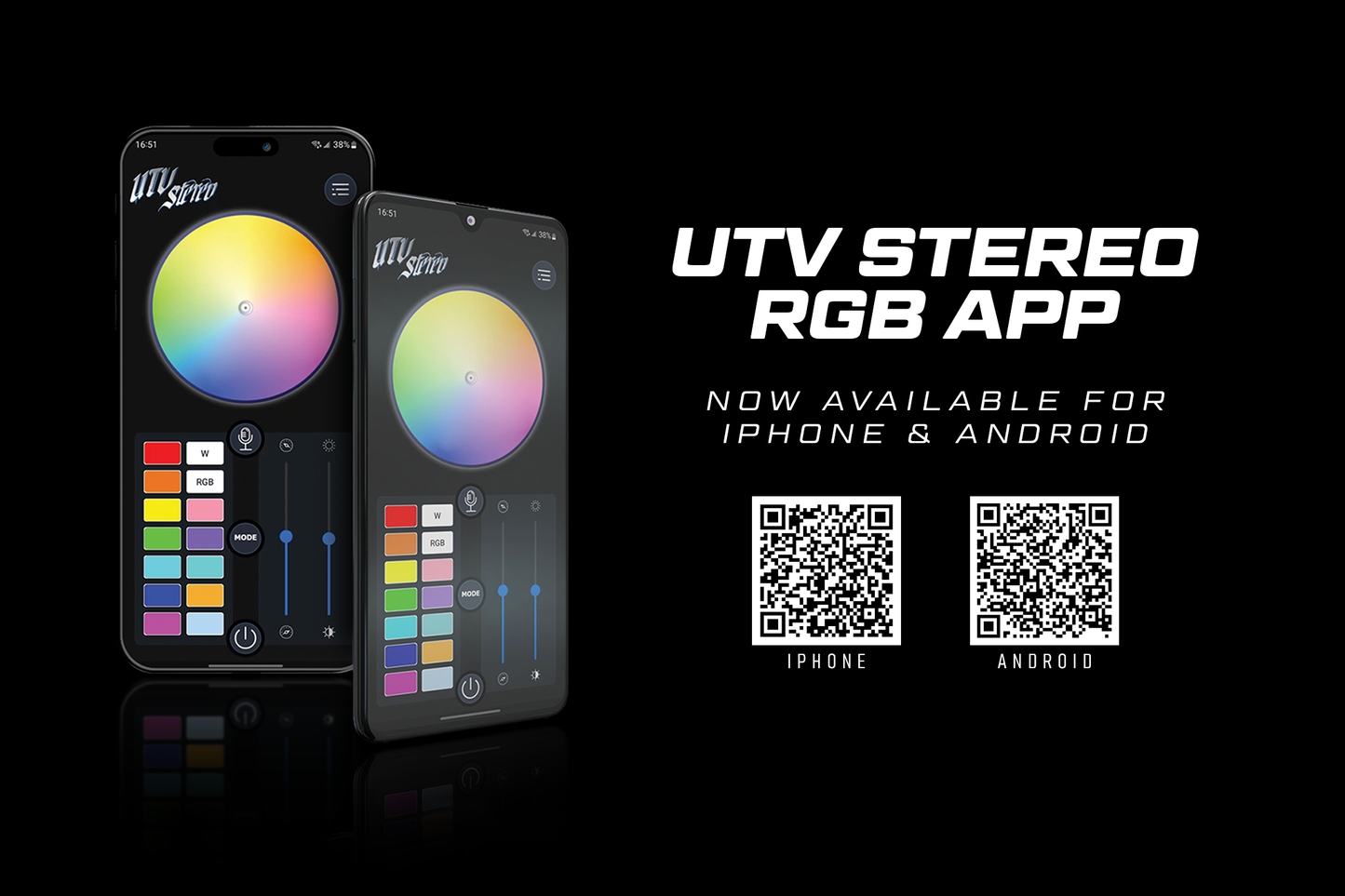 Pro Series 1" Tweeter w/ Built In RGB LED (Pair) | UTVS-PTW Ranger 1500