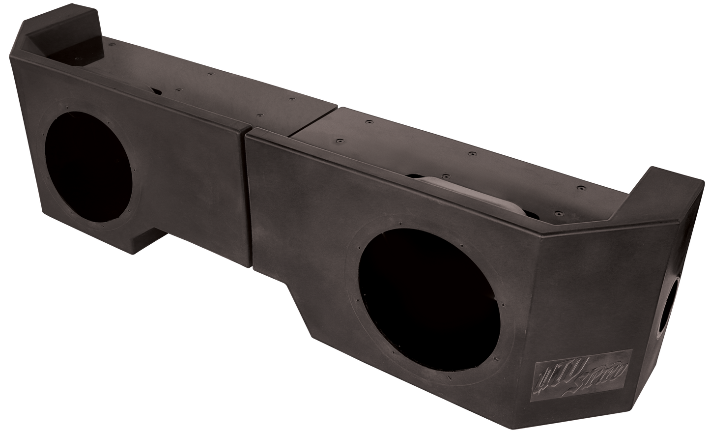 Can-Am® Defender HD10 Vented 10" Passenger Subwoofer Enclosure Unloaded | UTVS-DEF-VENC-PASS