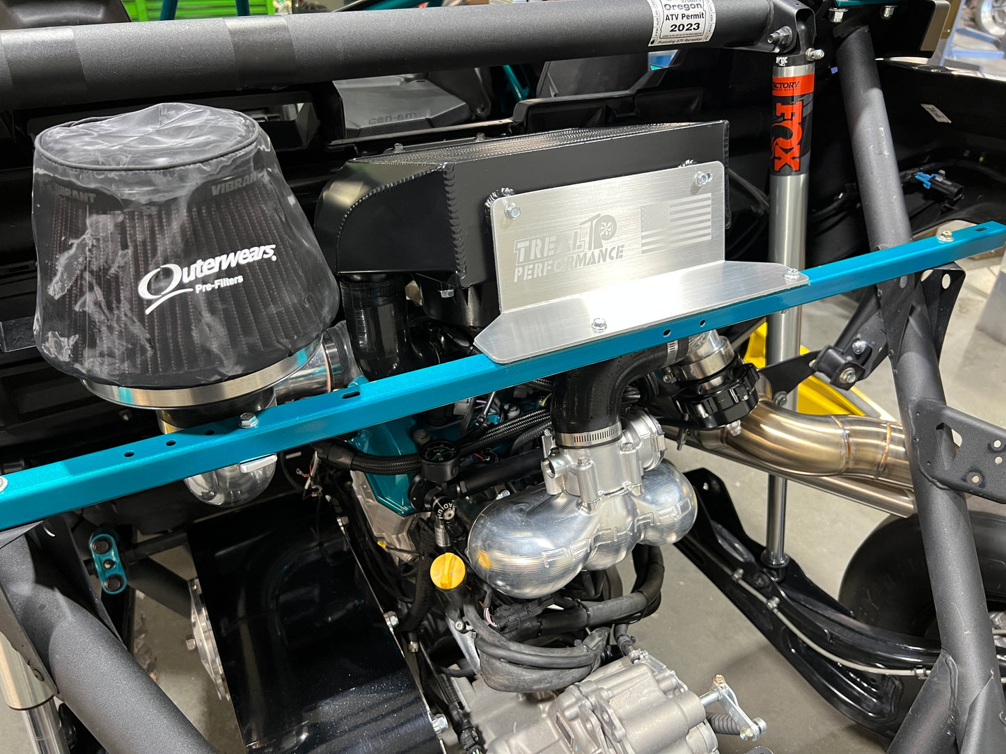 Treal Performance | 2017-2025 Can-Am X3 Bed Delete Intercooler Mount Brackets