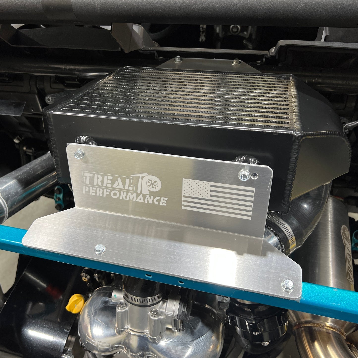 Treal Performance | 2017-2025 Can-Am X3 Bed Delete Intercooler Mount Brackets