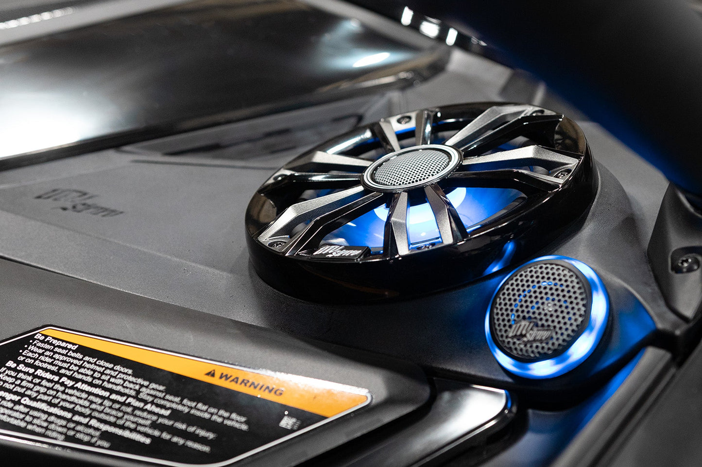 Can-Am® Maverick R 6.5" Dash Panel Speaker Mounts | UTVS-R-DP65