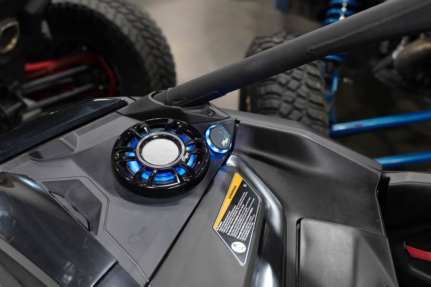 Can-Am® Maverick R 6.5" Dash Panel Speaker Mounts | UTVS-R-DP65