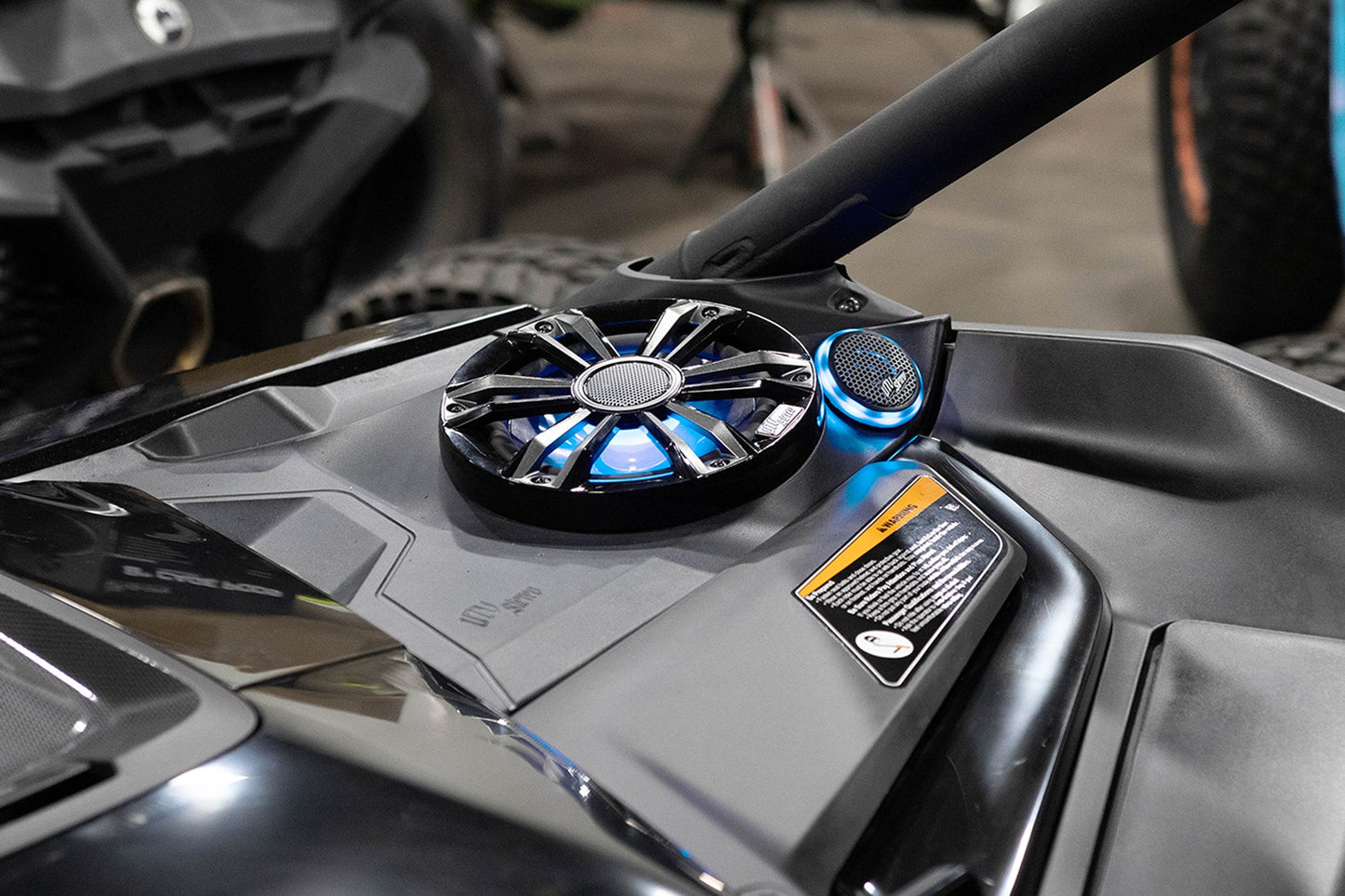 Can-Am® Maverick R 6.5" Dash Panel Speaker Mounts | UTVS-R-DP65