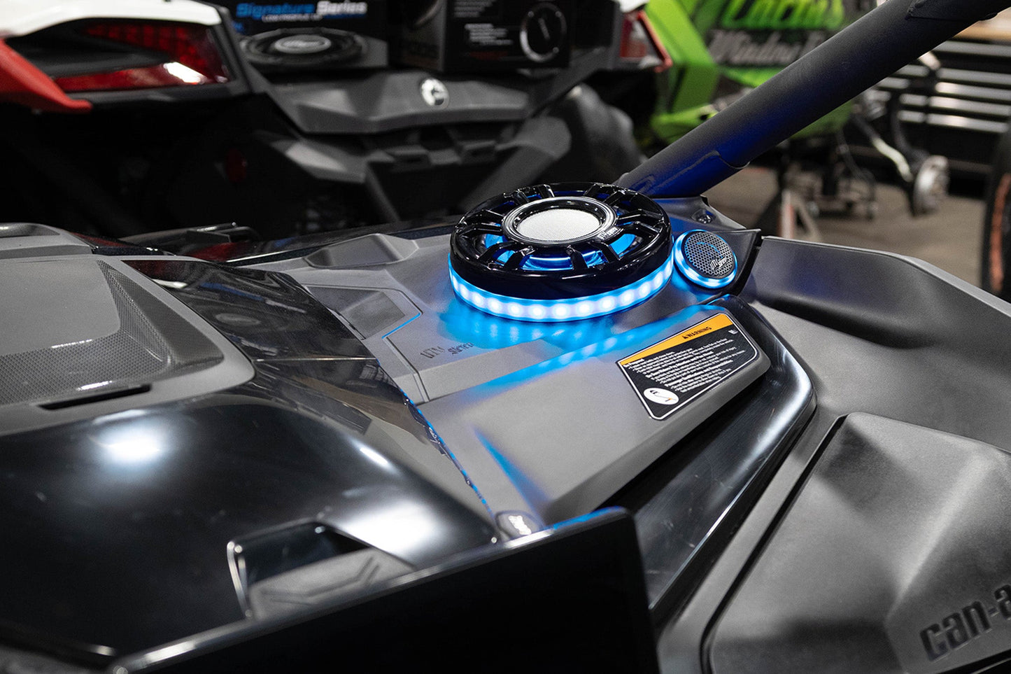 Can-Am® Maverick R 6.5" Dash Panel Speaker Mounts | UTVS-R-DP65