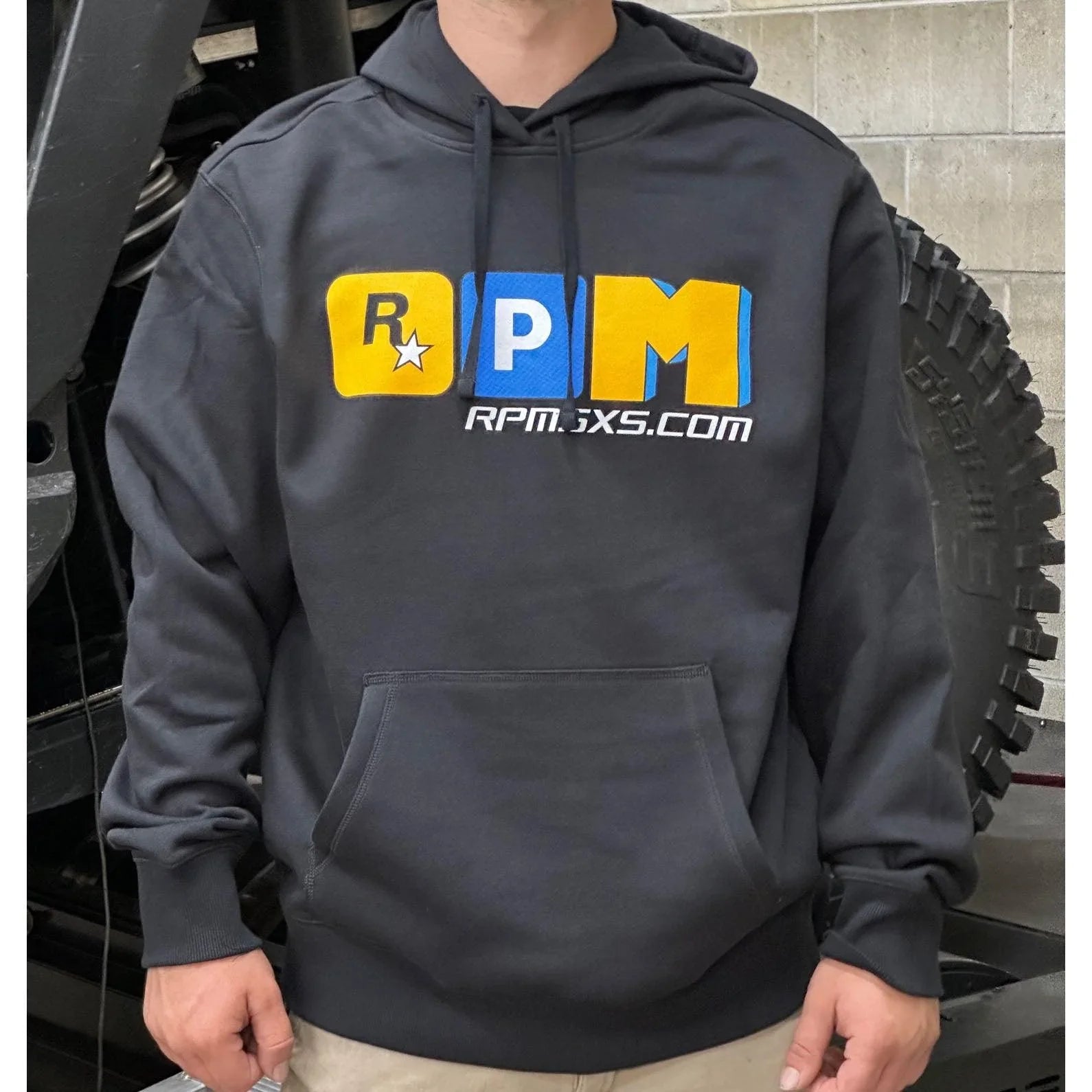 Rockstar Logo Hoodie Black - RPM SXS