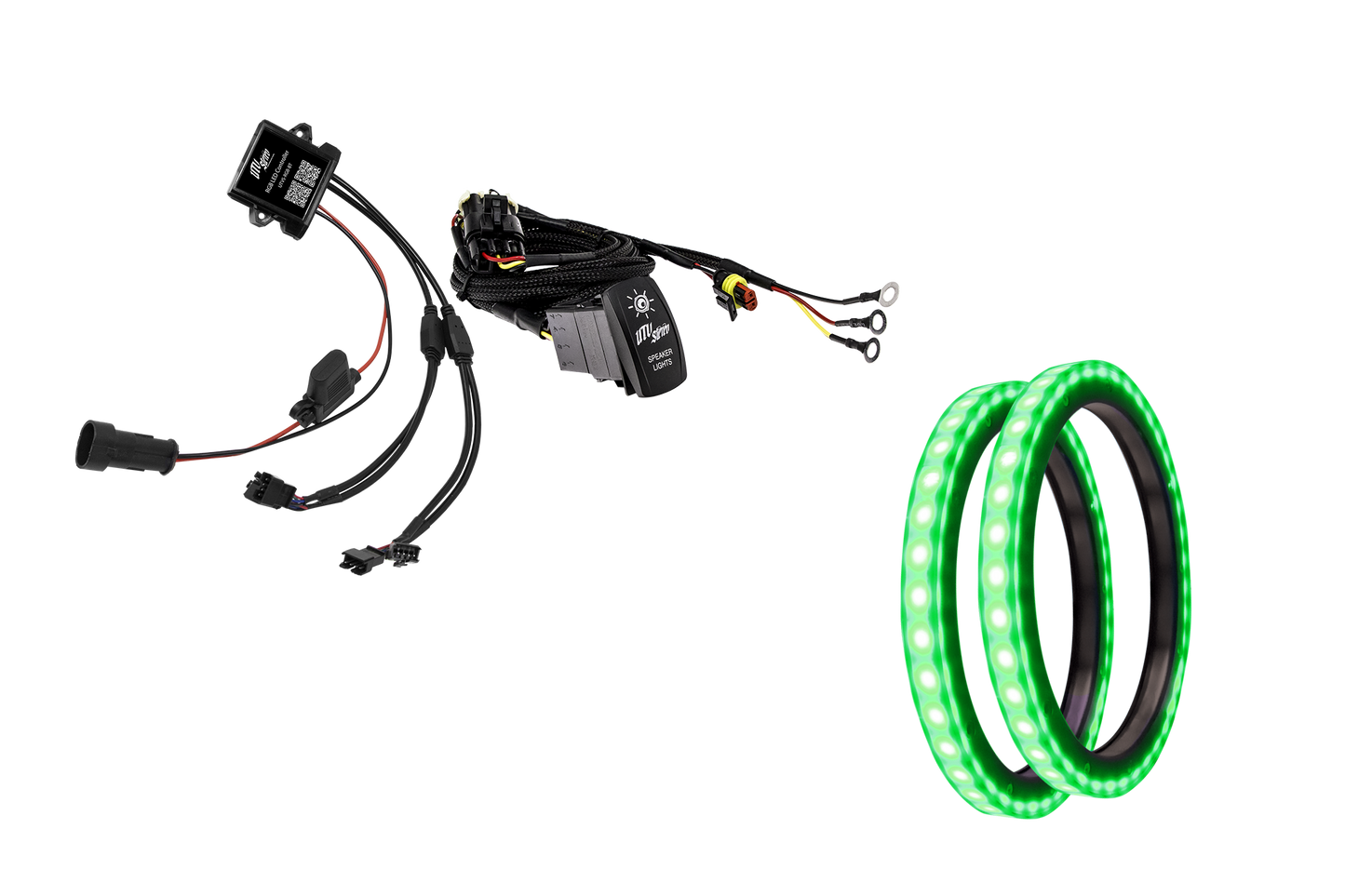 6.5" RGB LED Speaker Rings (Pair) | UTVS-65LSR