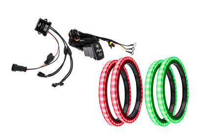 6.5" RGB LED Speaker Rings (Pair) | UTVS-65LSR