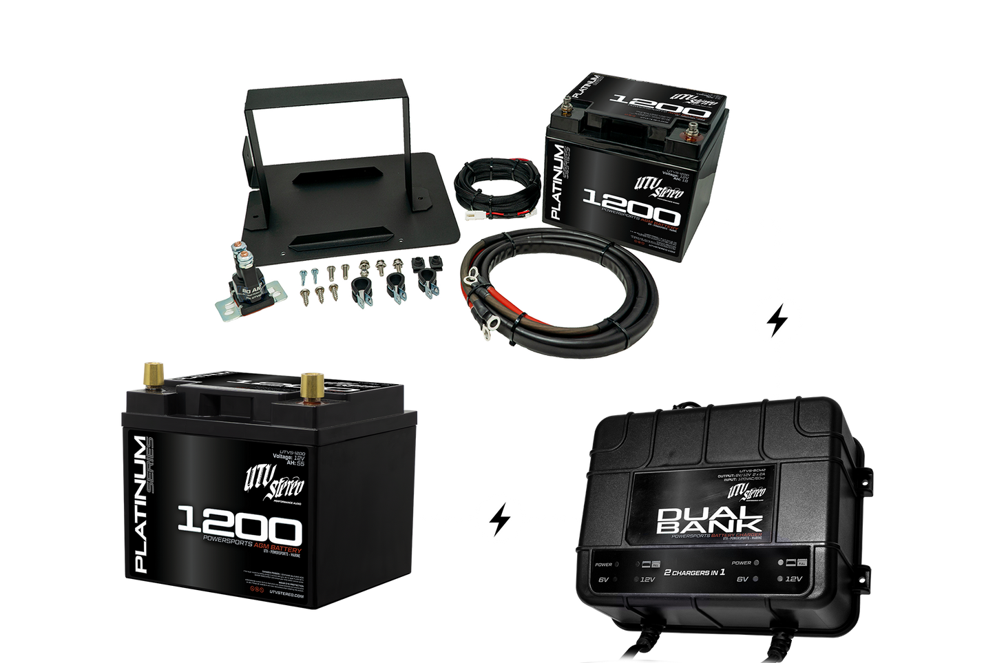 Dual-Bank Battery Charger / Maintainer | UTVS-BCM2