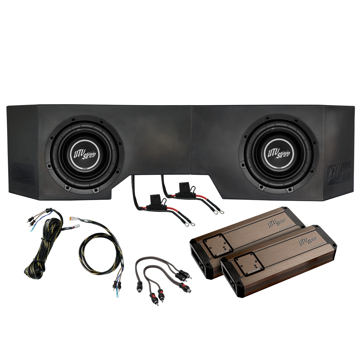 Can-Am® Defender HD10 2400W Dual 10"Subwoofer Kit | UTVS-DEF-SUB-2400-2